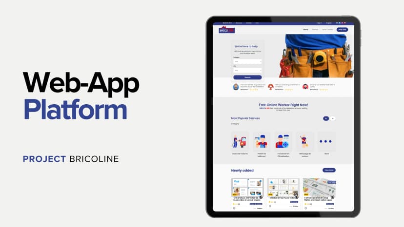 Bricoline Household Platform project preview
