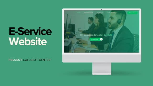 CallNext BPO Website project preview