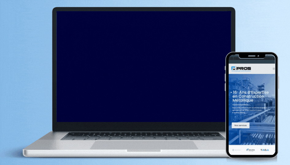 Mipros Website Project main preview