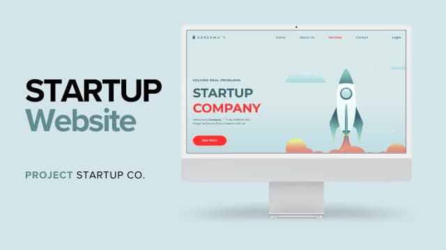 Startup Landing Page project preview