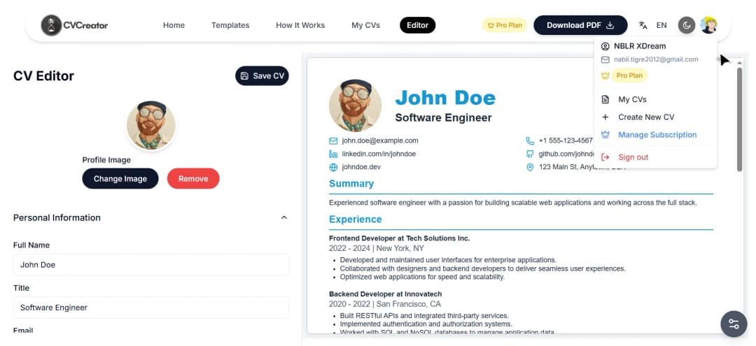 CV Creator screenshot 5